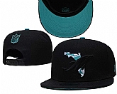 Dolphins Team Logo Black New Era Adjustable Hat GS,baseball caps,new era cap wholesale,wholesale hats